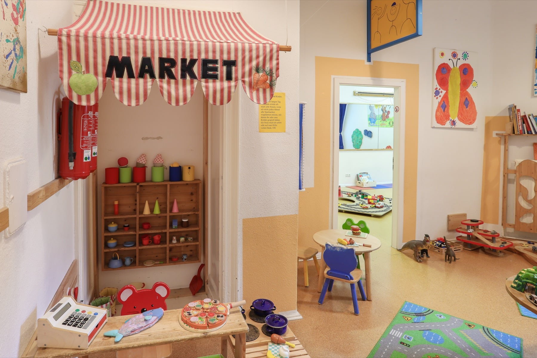 Warte- und Spielzimmer im jopala