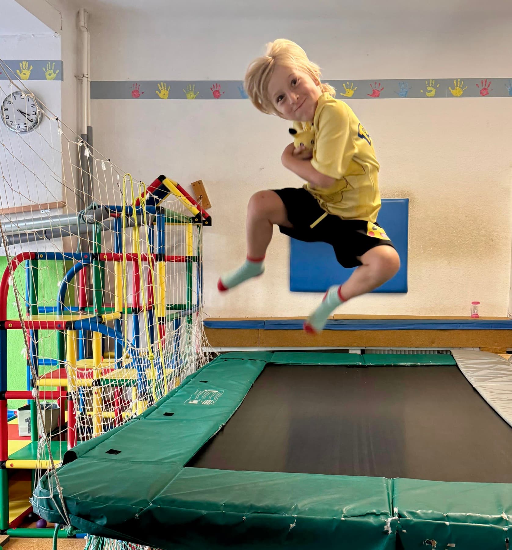 Trampolinspringen und Bewegungsraum bei jopala
